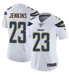 Women's Nike Los Angeles Chargers #23 Rayshawn Jenkins White Vapor Untouchable Limited Player NFL Jerseyy