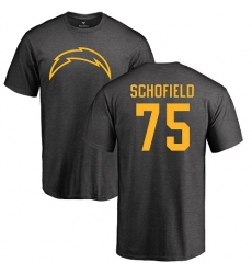 NFL Nike Los Angeles Chargers #75 Michael Schofield Ash One Color T-Shirt
