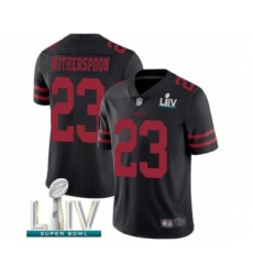 Men's San Francisco 49ers #23 Ahkello Witherspoon Black Alternate Vapor Untouchable Limited Player Super Bowl LIV Bound Football Jersey