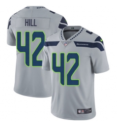 Youth Nike Seattle Seahawks #42 Delano Hill Grey Alternate Vapor Untouchable Limited Player NFL Jersey