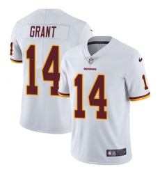 Youth Nike Washington Redskins #14 Ryan Grant White Vapor Untouchable Limited Player NFL Jersey
