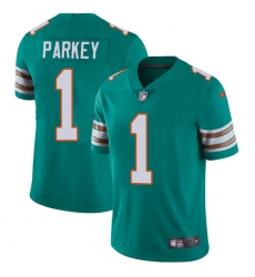 Youth Nike Miami Dolphins #1 Cody Parkey Aqua Green Alternate Vapor Untouchable Elite Player NFL Jersey