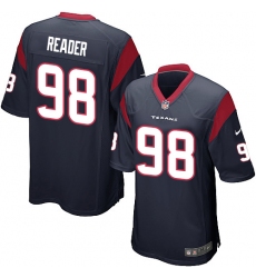 Men's Nike Houston Texans #98 D.J. Reader Game Navy Blue Team Color NFL Jersey