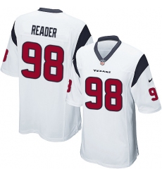 Men's Nike Houston Texans #98 D.J. Reader Game White NFL Jersey