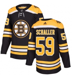 Youth Adidas Boston Bruins #59 Tim Schaller Premier Black Home NHL Jersey