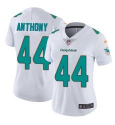 Women's Nike Miami Dolphins #44 Stephone Anthony White Vapor Untouchable Limited Player NFL Jersey