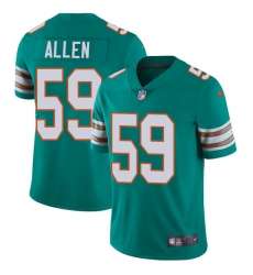 Youth Nike Miami Dolphins #59 Chase Allen Aqua Green Alternate Vapor Untouchable Elite Player NFL Jersey