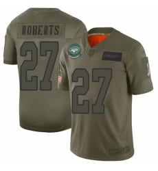 Women's New York Jets #27 Darryl Roberts Limited Camo 2019 Salute to Service Football Jersey