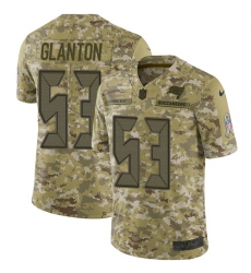 Men's Nike Tampa Bay Buccaneers #53 Adarius Glanton Limited Camo 2018 Salute to Service NFL Jersey