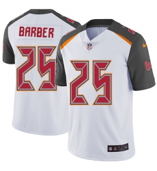 Youth Nike Tampa Bay Buccaneers #25 Peyton Barber White Vapor Untouchable Limited Player NFL Jersey