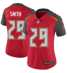 Women's Nike Tampa Bay Buccaneers #29 Ryan Smith Red Team Color Vapor Untouchable Limited Player NFL Jersey