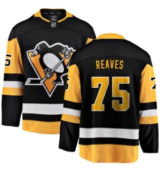 Youth Pittsburgh Penguins #75 Ryan Reaves Fanatics Branded Black Home Breakaway NHL Jersey