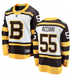 Men's Boston Bruins #55 Noel Acciari White 2019 Winter Classic Fanatics Branded Breakaway NHL Jersey