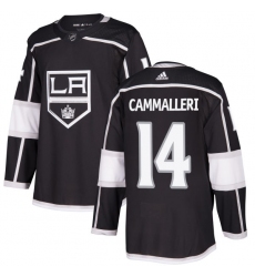Men's Adidas Los Angeles Kings #14 Mike Cammalleri Premier Black Home NHL Jersey