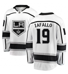 Youth Los Angeles Kings #19 Alex Iafallo Authentic White Away Fanatics Branded Breakaway NHL Jersey