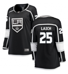 Women's Los Angeles Kings #25 Brooks Laich Authentic Black Home Fanatics Branded Breakaway NHL Jersey