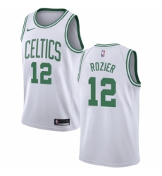 Men's Nike Boston Celtics #12 Terry Rozier Swingman White NBA Jersey - Association Edition