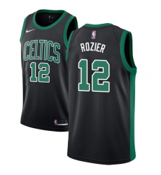 Youth Adidas Boston Celtics #12 Terry Rozier Swingman Black NBA Jersey - Statement Edition