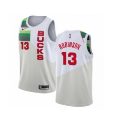 Women's Nike Milwaukee Bucks #13 Glenn Robinson White Swingman Jersey - Earned Edition