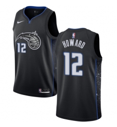 Men's Nike Orlando Magic #12 Dwight Howard Swingman Black NBA Jersey - City Edition
