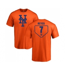 MLB Nike New York Mets #7 Jose Reyes Orange RBI T-Shirt