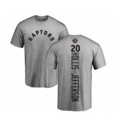 Basketball Toronto Raptors #20 Rondae Hollis-Jefferson Ash Backer T-Shirt