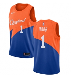 Youth Nike Cleveland Cavaliers #1 Rodney Hood Swingman Blue NBA Jersey - City Edition