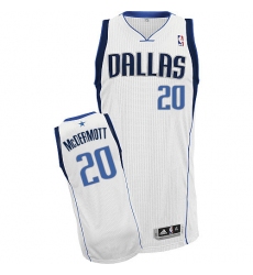 Youth Adidas Dallas Mavericks #20 Doug McDermott Authentic White Home NBA Jersey