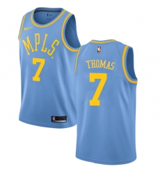 Women's Nike Los Angeles Lakers #7 Isaiah Thomas Swingman Blue Hardwood Classics NBA Jersey