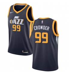Women's Nike Utah Jazz #99 Jae Crowder Swingman Navy Blue Road NBA Jersey - Icon Edition