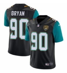 Men's Nike Jacksonville Jaguars #90 Taven Bryan Black Alternate Vapor Untouchable Limited Player NFL Jersey