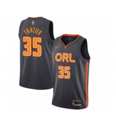 Men's Orlando Magic #35 Melvin Frazier Swingman Charcoal Basketball Jersey - 2019 20 City Edition