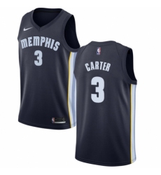 Youth Nike Memphis Grizzlies #3 Jevon Carter Swingman Navy Blue Road NBA Jersey - Icon Edition