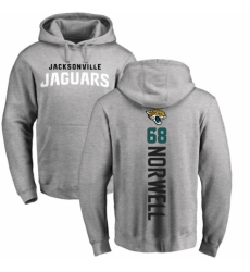 NFL Nike Jacksonville Jaguars #68 Andrew Norwell Ash Backer Pullover Hoodie