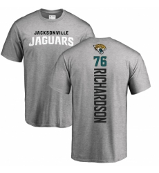 NFL Nike Jacksonville Jaguars #76 Will Richardson Ash Backer T-Shirt