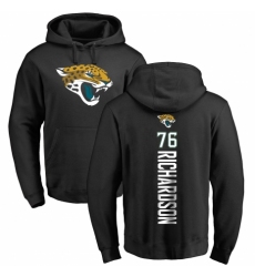 NFL Nike Jacksonville Jaguars #76 Will Richardson Black Backer Pullover Hoodie
