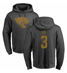 NFL Nike Jacksonville Jaguars #3 Tanner Lee Ash One Color Pullover Hoodie