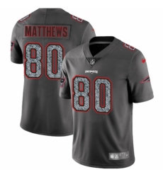 Youth Nike New England Patriots #80 Jordan Matthews Gray Static Untouchable Limited NFL Jersey