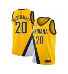 Youth Indiana Pacers #20 Doug McDermott Swingman Gold Finished Basketball Jersey - Statement Edition