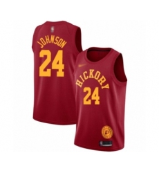 Youth Indiana Pacers #24 Alize Johnson Swingman Red Hardwood Classics Basketball Jersey