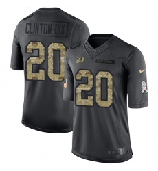 Youth Nike Washington Redskins #20 Ha Clinton-Dix Limited Black 2016 Salute to Service NFL Jersey