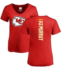 NFL Women's Nike Kansas City Chiefs #21 Eric Murray Red Backer T-Shirt