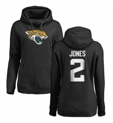 FL Women's Nike Jacksonville Jaguars #2 Landry Jones Black Name & Number Logo Pullover Hoodie