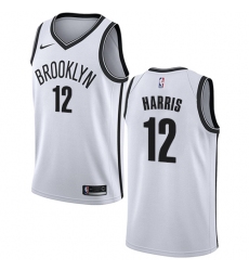 Women's Nike Brooklyn Nets #12 Joe Harris Swingman White NBA Jersey - Association Edition