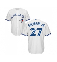 Youth Toronto Blue Jays #27 Vladimir Guerrero Jr. Replica White Home Baseball Jersey