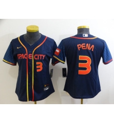 Women's Toddler Houston Astros #3 Felix Pena Nike Navy 2022 City Connect Player Jersey