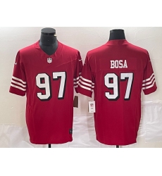 Men's Nike San Francisco 49ers #97 Nick Bosa New Red 2023 F.U.S.E. Vapor Untouchable Limited Stitched Football Jersey