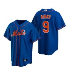 Men's Nike New York Mets #9 Brandon Nimmo Royal Alternate Stitched Baseball Jersey