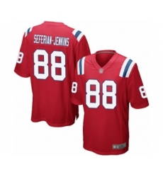 Men's New England Patriots #88 Austin Seferian-Jenkins Game Red Alternate Football Jersey
