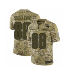 Youth New England Patriots #88 Austin Seferian-Jenkins Limited Camo 2018 Salute to Service Football Jersey